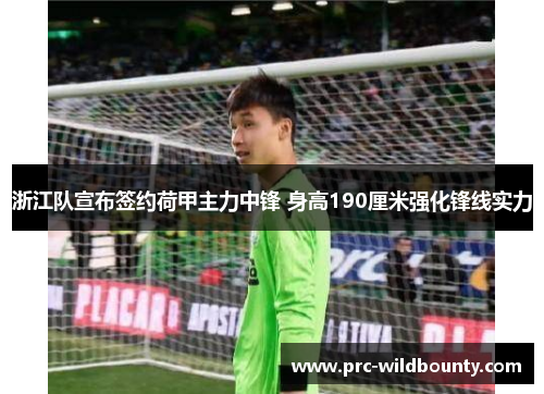 浙江队宣布签约荷甲主力中锋 身高190厘米强化锋线实力